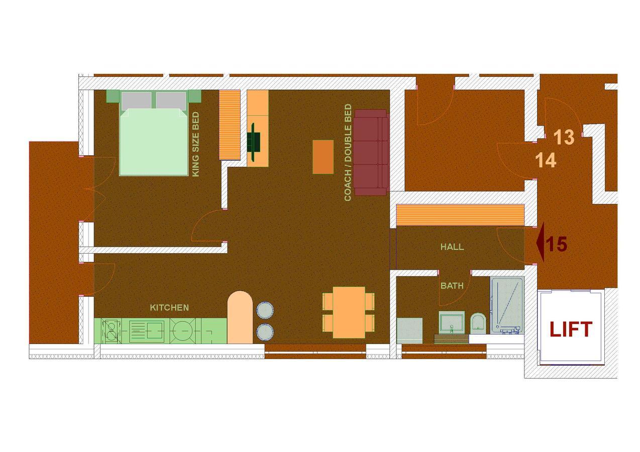 Apartament Schiller 58 Braşov Eksteriør billede